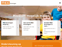 Tablet Screenshot of meegroningen.nl